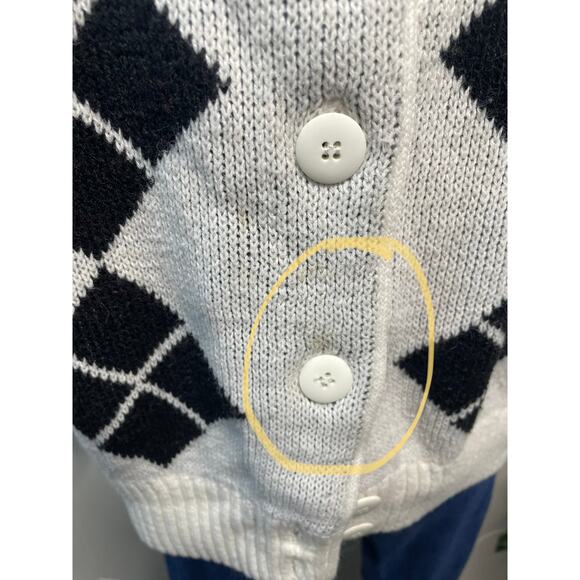 Mens Vintage Partners by Mervyns Button Up Sweater SZ 20W - Picture 10 of 16